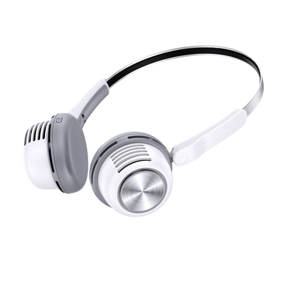 MF088 XINGLUO Neck Band Electric Fan(White)