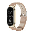 For Xiaomi Smart Band 10 / 9 / 8 Mijobs GT4 First Layer Cowhide Watch Band(Apricot Light Gold) - free shipping - PMc TechLife - Order now!