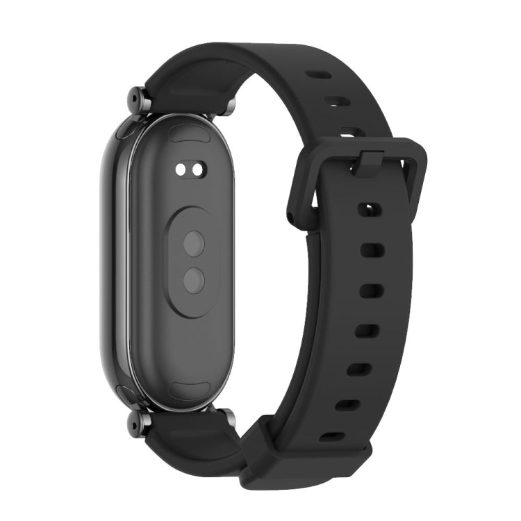 For Xiaomi Smart Band 10 / 9 / 8 Mijobs GT4 Silicone Breathable Watch Band(Black)
