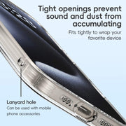 For iPhone 16 Pro ZGA Clear TPU Shockproof Phone Case(Transparent)