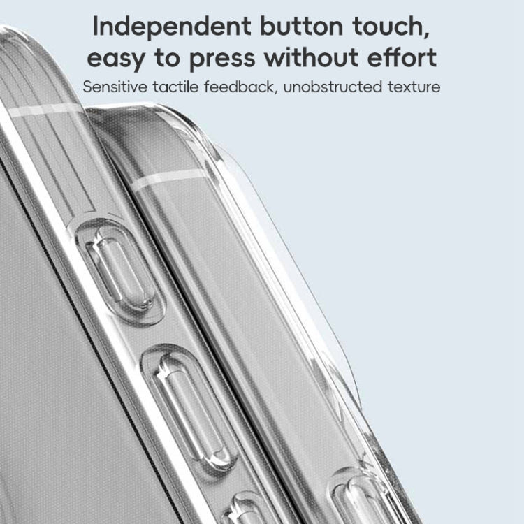 For iPhone 16 ZGA Clear TPU Shockproof Phone Case(Transparent)