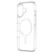 For iPhone 16 Plus ZGA Magsafe Clear PC Hybrid TPU Phone Case(Transparent)