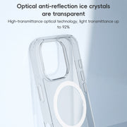For iPhone 16 Plus ZGA Magsafe Clear PC Hybrid TPU Phone Case(Transparent)