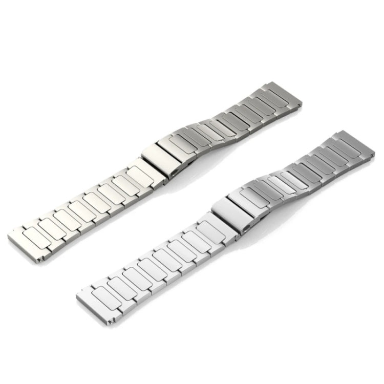 For Huawei Watch 4 / 4 Pro 22mm Flat Buckle Titanium Alloy Watch Band(Gray)