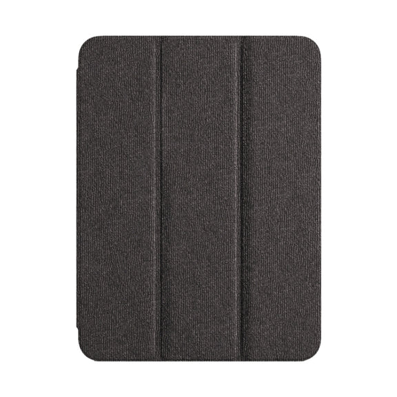 For iPad Pro 12.9 2022/2021/2020 ZGA Tri-Fold Voltage Smart Leather Tablet Case(Grey)