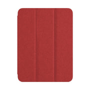 For iPad Pro 11 2022 / 2021 / 2020 ZGA Tri-Fold Voltage Smart Leather Tablet Case(Red)