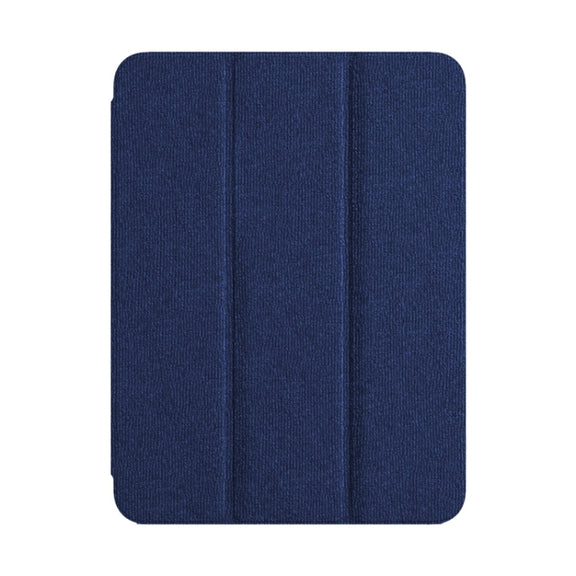 For iPad Air 10.9 2022 / 2020 ZGA Tri-Fold Voltage Smart Leather Tablet Case(Blue)