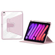 For iPad mini 6 / mini 2024 ZGA Tri-Fold 360 Rotation Smart Leather Tablet Case(Pink) - free shipping - PMc TechLife - Order now!