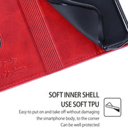 For Motorola Moto G Play 4G 2024 Cow Texture Magnetic Leather Phone Case(Red)