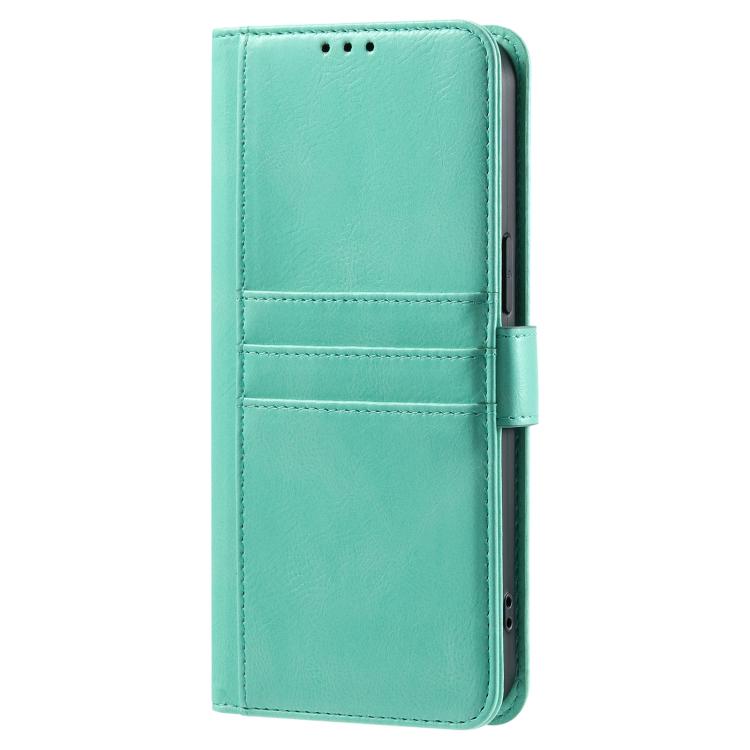 For iPhone 16e Simple 6-Card Wallet Leather Phone Case(Green)