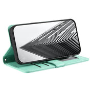 For iPhone 16e Simple 6-Card Wallet Leather Phone Case(Green)