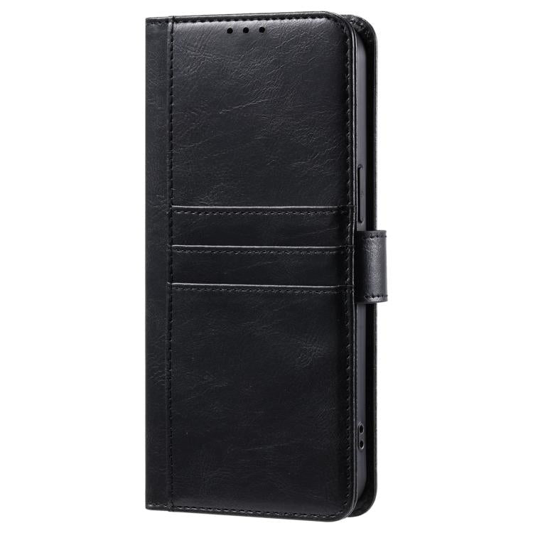For iPhone 16e Simple 6-Card Wallet Leather Phone Case(Black)