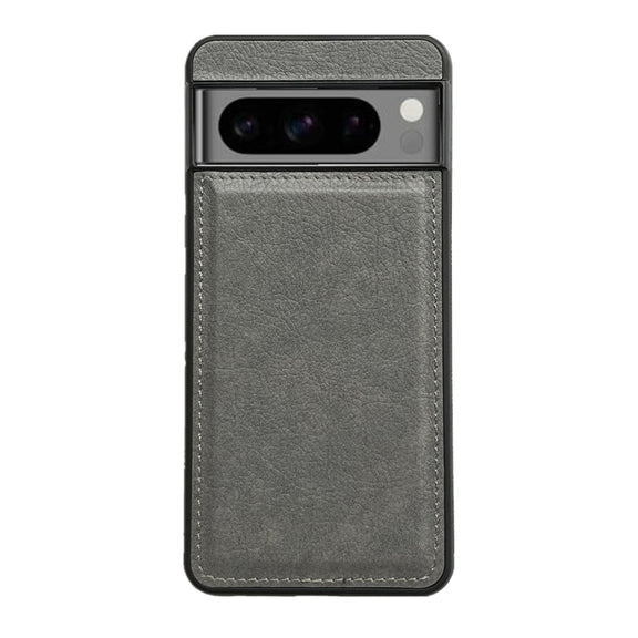 For Google Pixel 9 Pro XL Cowhide Texture Back Cover Phone Case(Grey)
