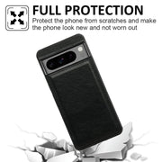 For Google Pixel 9 / Pixel 9 Pro Cowhide Texture Back Cover Phone Case(Black)