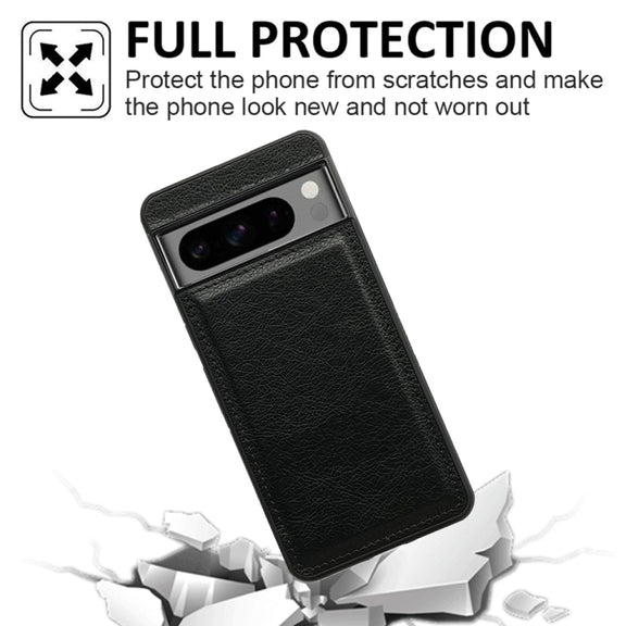 For Google Pixel 9 / Pixel 9 Pro Cowhide Texture Back Cover Phone Case(Black)