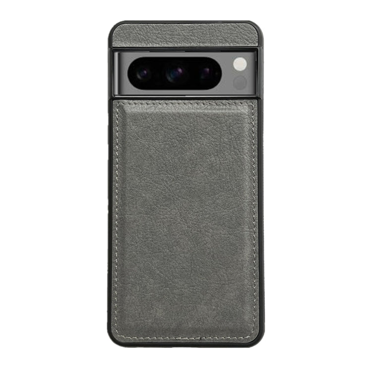 For Google Pixel 9 / Pixel 9 Pro Cowhide Texture Back Cover Phone Case(Grey)