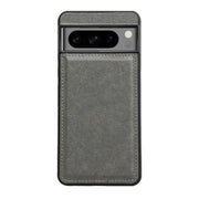 For Google Pixel 9 / Pixel 9 Pro Cowhide Texture Back Cover Phone Case(Grey)