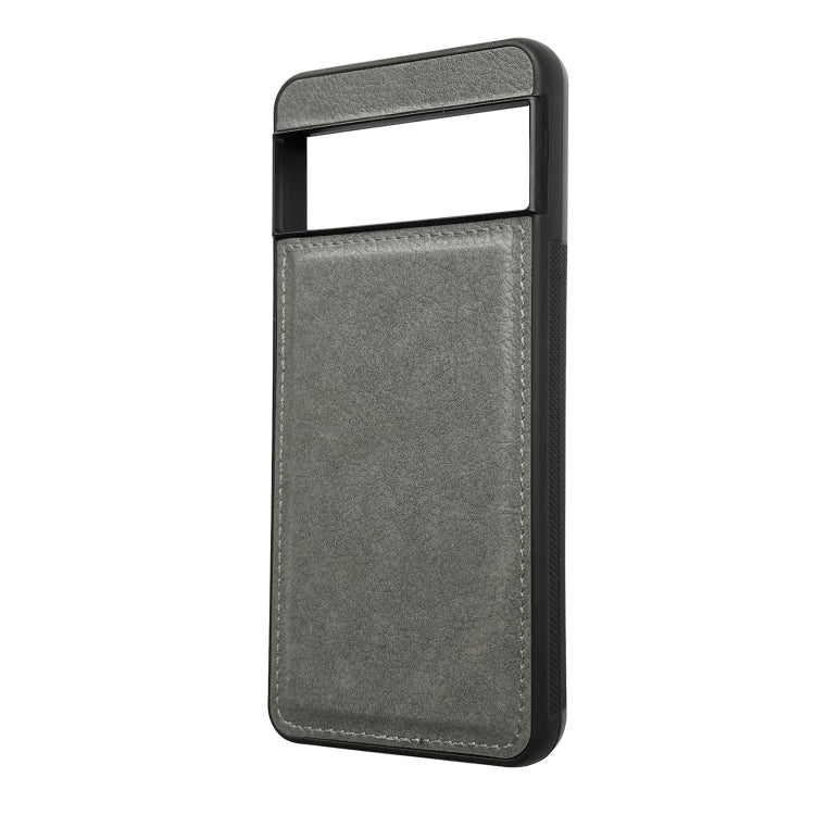 For Google Pixel 9 / Pixel 9 Pro Cowhide Texture Back Cover Phone Case(Grey)