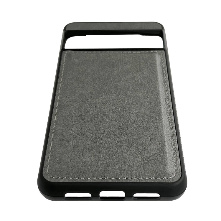 For Google Pixel 9 / Pixel 9 Pro Cowhide Texture Back Cover Phone Case(Grey)