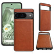 For Google Pixel 9 / Pixel 9 Pro Cowhide Texture Back Cover Phone Case(Brown) - Google Cases by PMC TechLife | Online Shopping South Africa | PMC TechLife | Buy Now Pay Later Mobicred