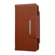 For Google Pixel 9 Pro XL Multifunctional 7-Card Wallet Leather Phone Case(Brown)
