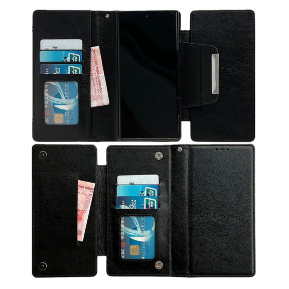 For Google Pixel 9 / Pixel 9 Pro Multifunctional 7-Card Wallet Leather Phone Case(Black)