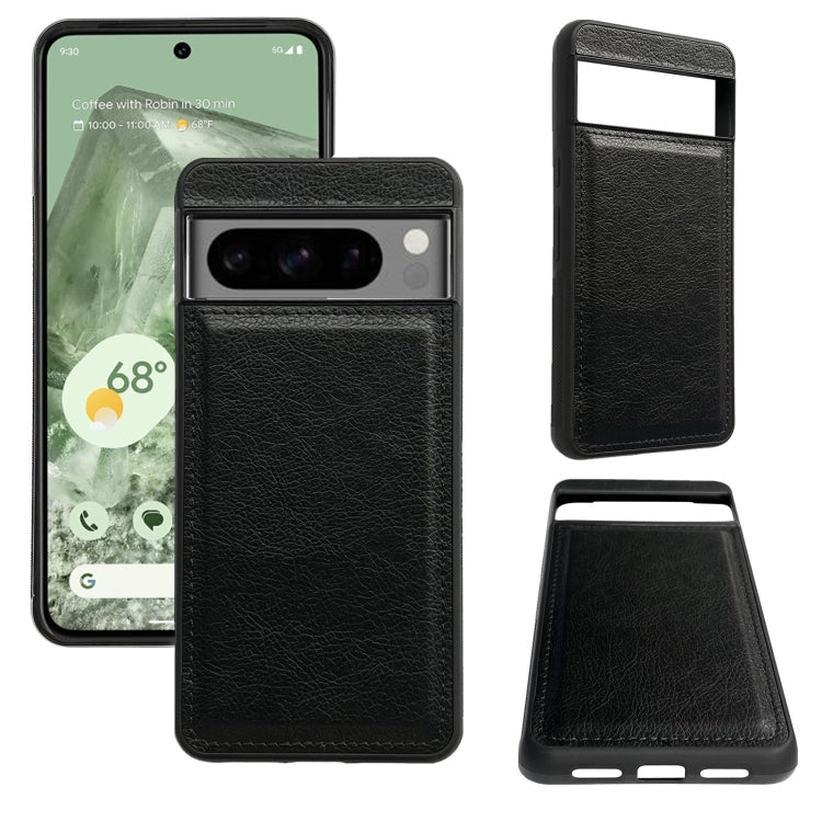 For Google Pixel 8a Multifunctional 7-Card Wallet Leather Phone Case(Black)