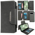 For Google Pixel 8 Pro Multifunctional 7-Card Wallet Leather Phone Case(Grey) - Google Cases by PMC TechLife | Online Shopping South Africa | PMC TechLife | Buy Now Pay Later Mobicred