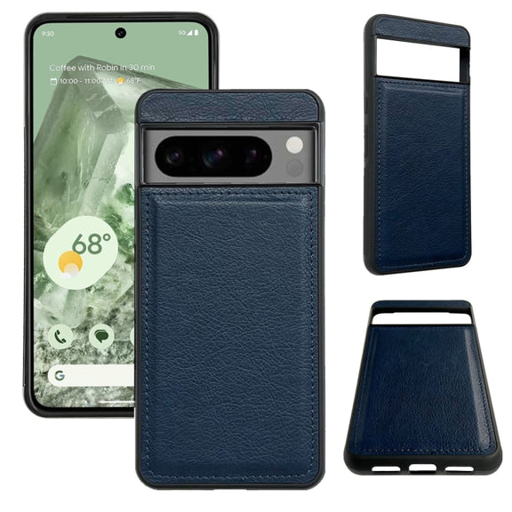 For Google Pixel 8 Pro Multifunctional 7-Card Wallet Leather Phone Case(Royal Blue)