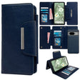 For Google Pixel 8 Multifunctional 7-Card Wallet Leather Phone Case(Royal Blue) - Google Cases by PMC TechLife | Online Shopping South Africa | PMC TechLife | Buy Now Pay Later Mobicred