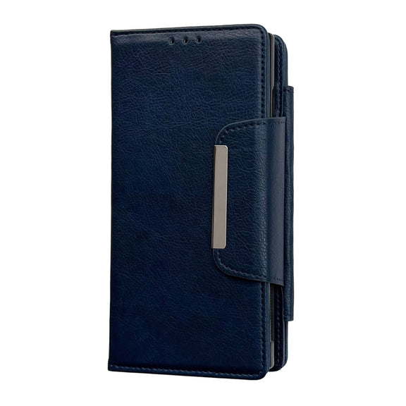 For Google Pixel 7 Pro Multifunctional 7-Card Wallet Leather Phone Case(Royal Blue)