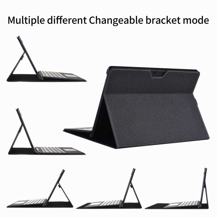For Microsoft Surface Pro 10 Cloth Texture PC Tablet Protective Case(Black)