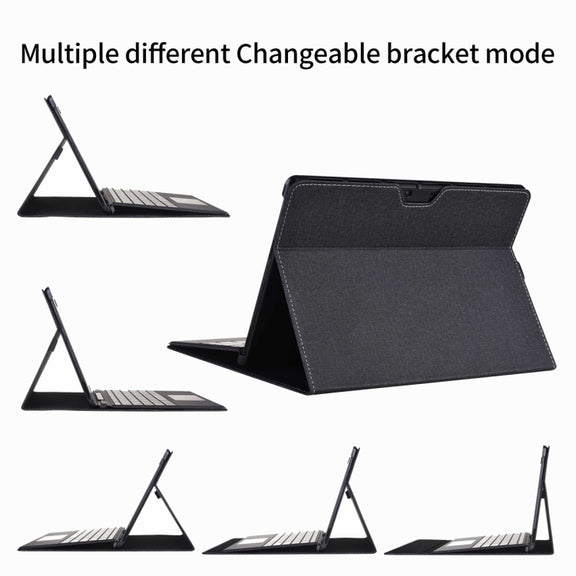 For Microsoft Surface Pro 10 Cloth Texture PC Tablet Protective Case(Black)