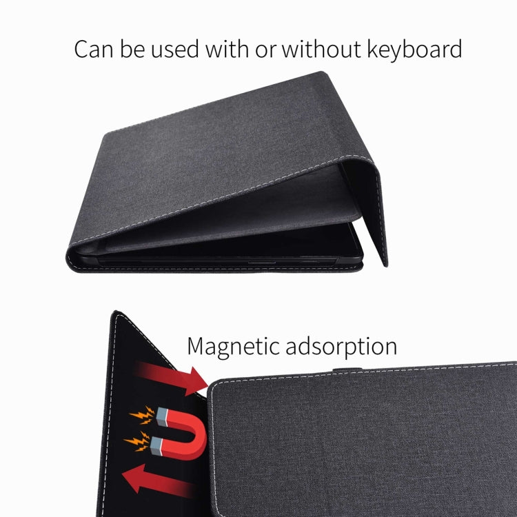 For Microsoft Surface Pro 10 Cloth Texture PC Tablet Protective Case(Black)