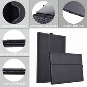 For Microsoft Surface Pro 10 Cloth Texture PC Tablet Protective Case(Black)