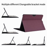 For Microsoft Surface Pro 10 Cloth Texture PC Tablet Protective Case(Wine Red)