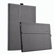 For Microsoft Surface Pro 10 Cloth Texture PC Tablet Protective Case(Light Grey)