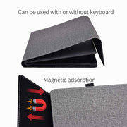 For Microsoft Surface Pro 10 Cloth Texture PC Tablet Protective Case(Light Grey)