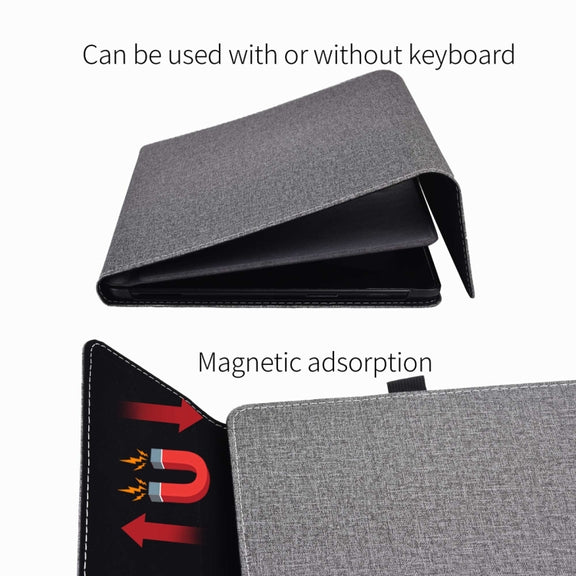For Microsoft Surface Pro 10 Cloth Texture PC Tablet Protective Case(Light Grey)