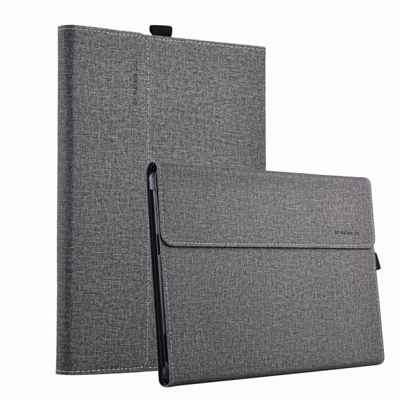 For Microsoft Surface Pro 10 Cloth Texture PC Tablet Protective Case(Light Grey)