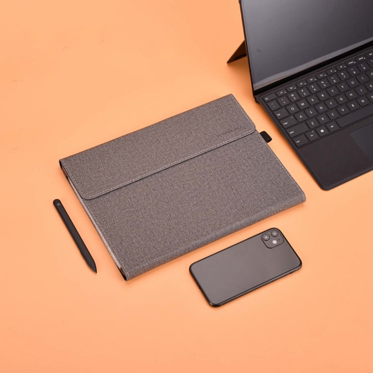 For Microsoft Surface Pro 10 Cloth Texture PC Tablet Protective Case(Light Grey)