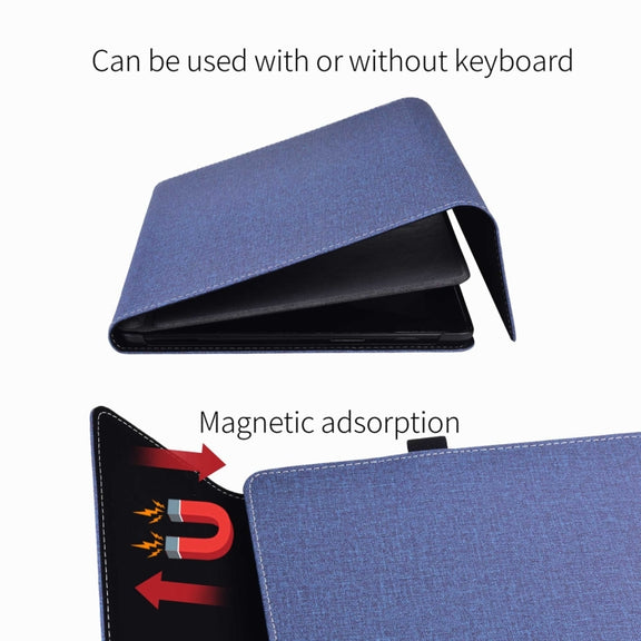 For Microsoft Surface Pro 10 Cloth Texture PC Tablet Protective Case(Dark Blue)