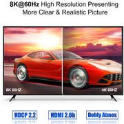 OZ 8K 60Hz 2 in 1 Out Two Ways HDMI Switcher