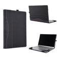 For Microsoft Surface Laptop 6 15 inch Cloth Texture Laptop Leather Case With Stand Function(Black) - 15 inch by PMC TechLife | Online Shopping South Africa | PMC TechLife | Buy Now Pay Later Mobicred
