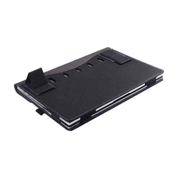 For Microsoft Surface Book 3 / 2 15 inch Cloth Texture Laptop Leather Case With Stand Function(Black)