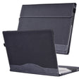 For Microsoft Surface Laptop 6 15 inch Cloth Texture Laptop Leather Protective Case(Space Ash) - Others by PMC TechLife | Online Shopping South Africa | PMC TechLife | Buy Now Pay Later Mobicred