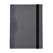 For Microsoft Surface Laptop 6 15 inch Cloth Texture Laptop Leather Protective Case(Space Ash)