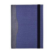 For Lenovo ThinkPad X1 Yoga Gen 7 14 inch Cloth Texture Laptop Leather Protective Case(Deep Blue)