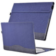 For Lenovo ThinkPad X1 Yoga Gen 6 Cloth Texture Laptop Leather Protective Case(Deep Blue) - Other by PMC TechLife | Online Shopping South Africa | PMC TechLife | Buy Now Pay Later Mobicred