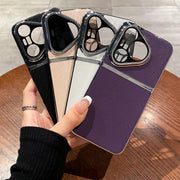 For Huawei Pura 70 Pro+ Electroplating Oblique Texture Shockproof Phone Case(Black)